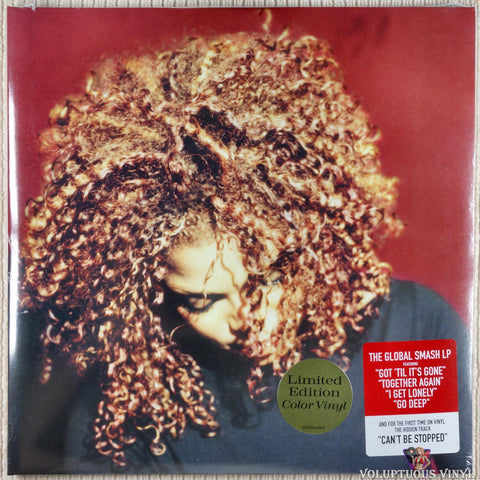 Janet Jackson ‎– The Velvet Rope vinyl record front cover