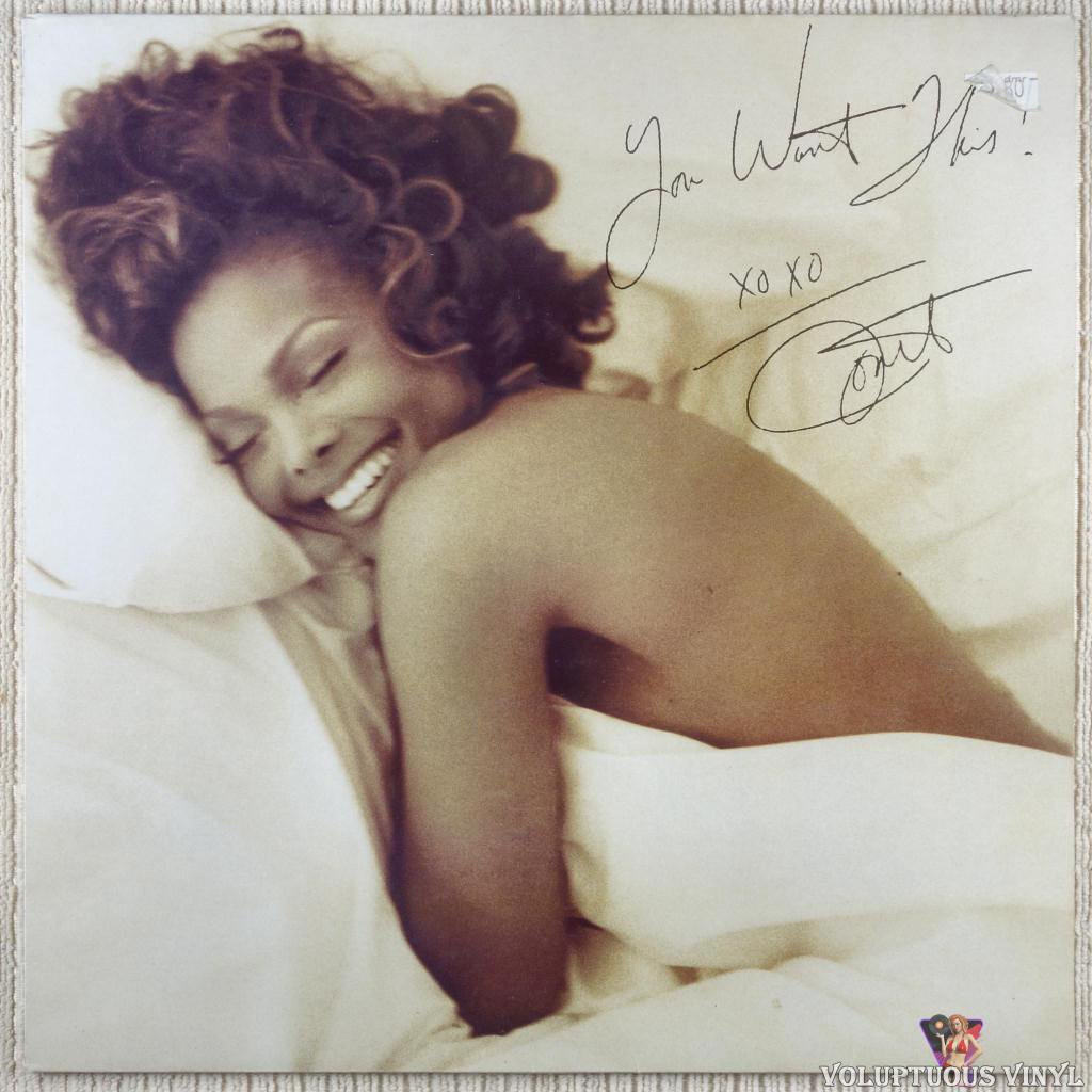 Janet Jackson ‎– You Want This vinyl record front cover