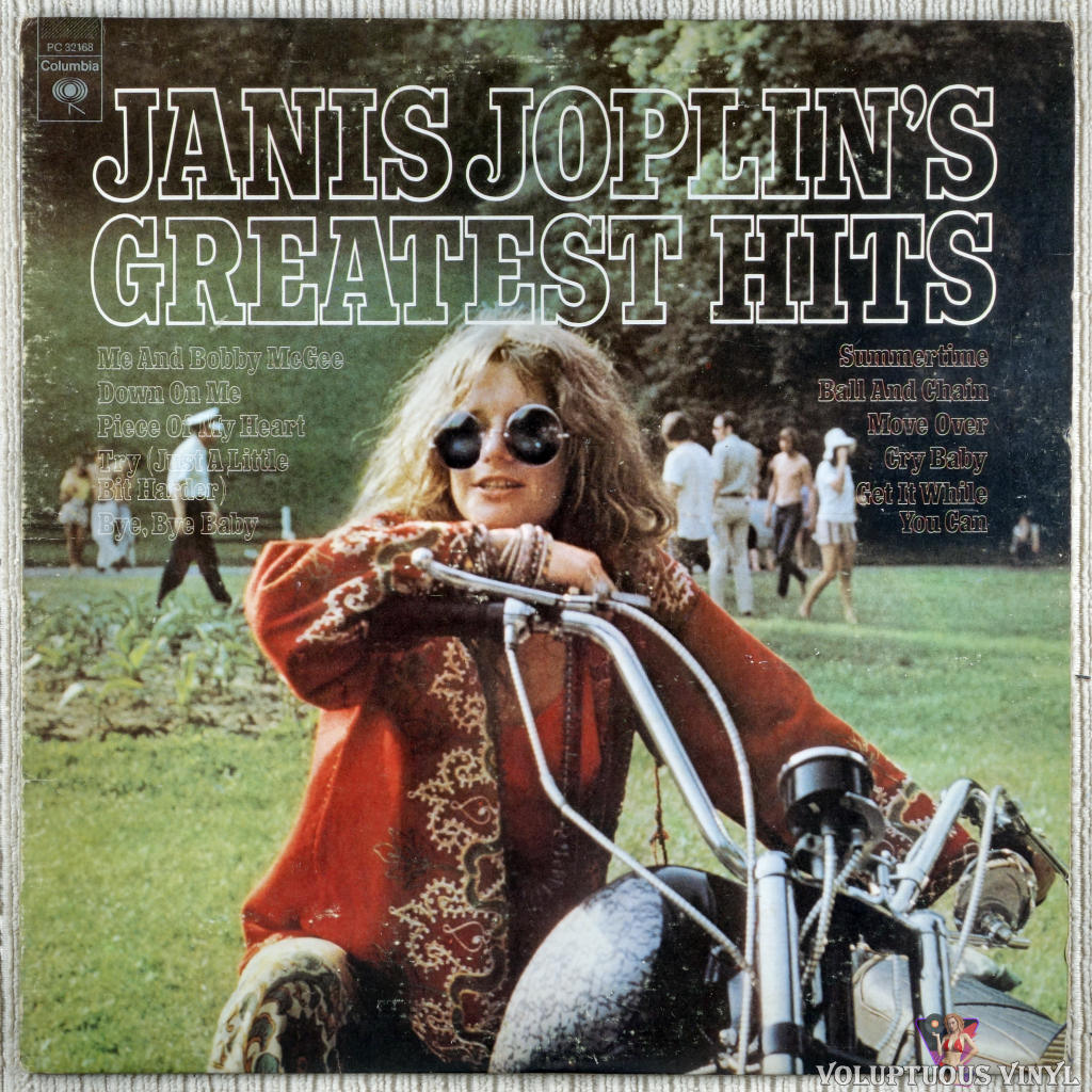 Janis Joplin – Janis Joplin's Greatest Hits vinyl record front cover
