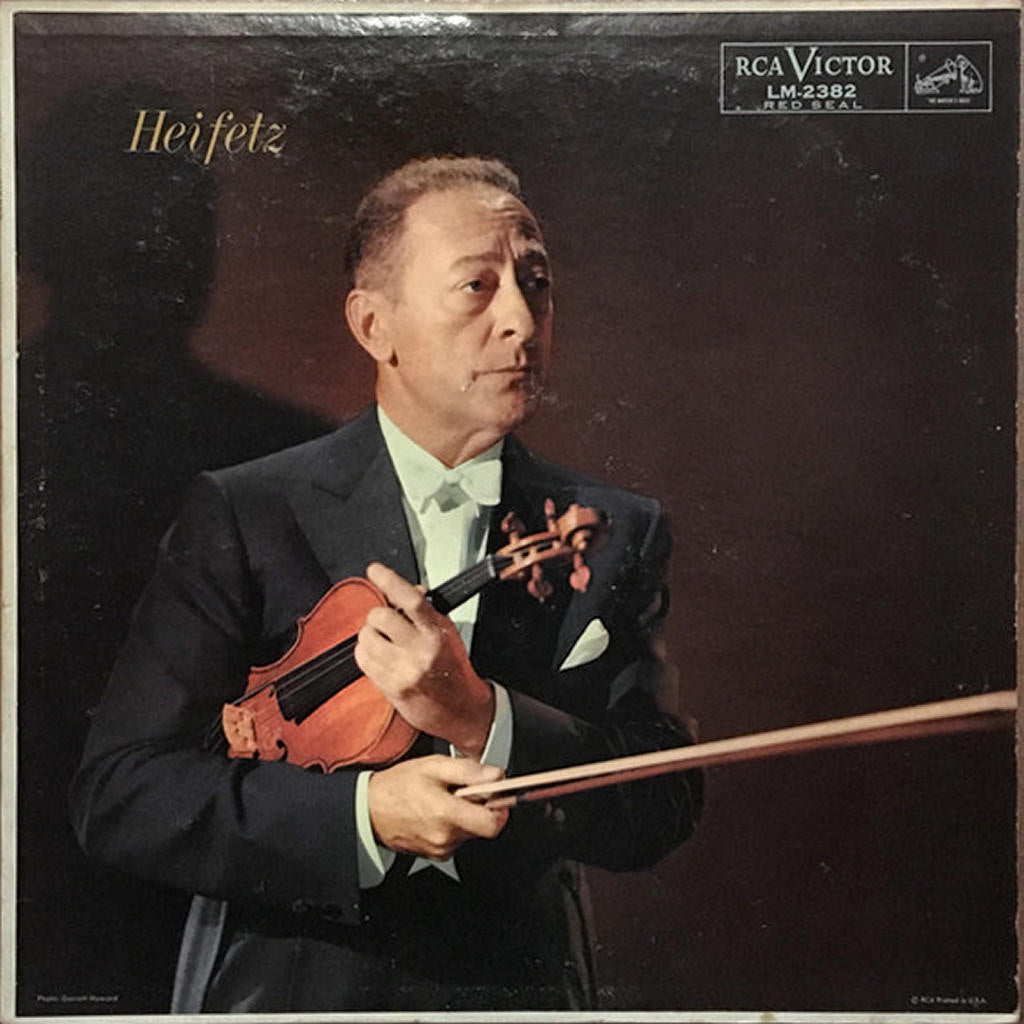 Jascha Heifetz ‎– Heifetz vinyl record front cover