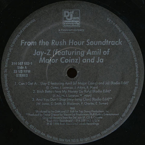 Jay-Z Featuring Ja Rule & Amil – Can I Get A... (1998) 12" Single