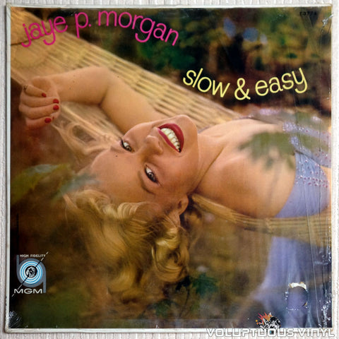 Jaye P. Morgan ‎– Slow And Easy - Vinyl Record - Front Cover