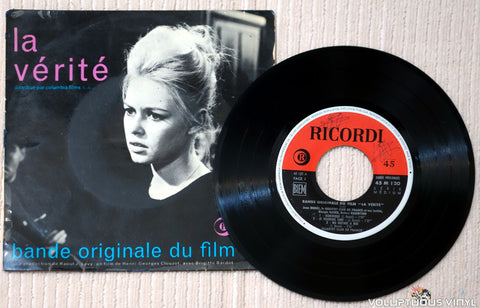 Jean Bonal ‎– Bande Orignale Du Film "La Vérité" vinyl record