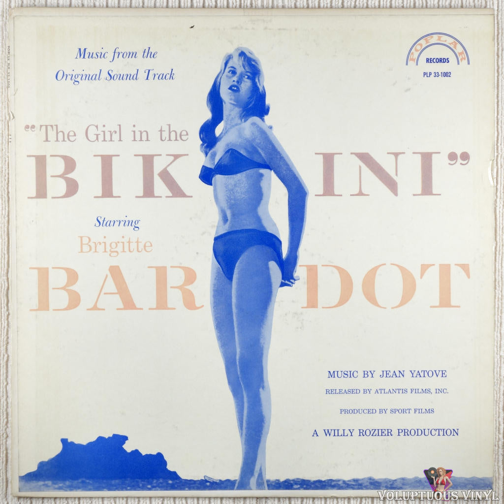Jean Yatove – The Girl In The Bikini vinyl record front cover