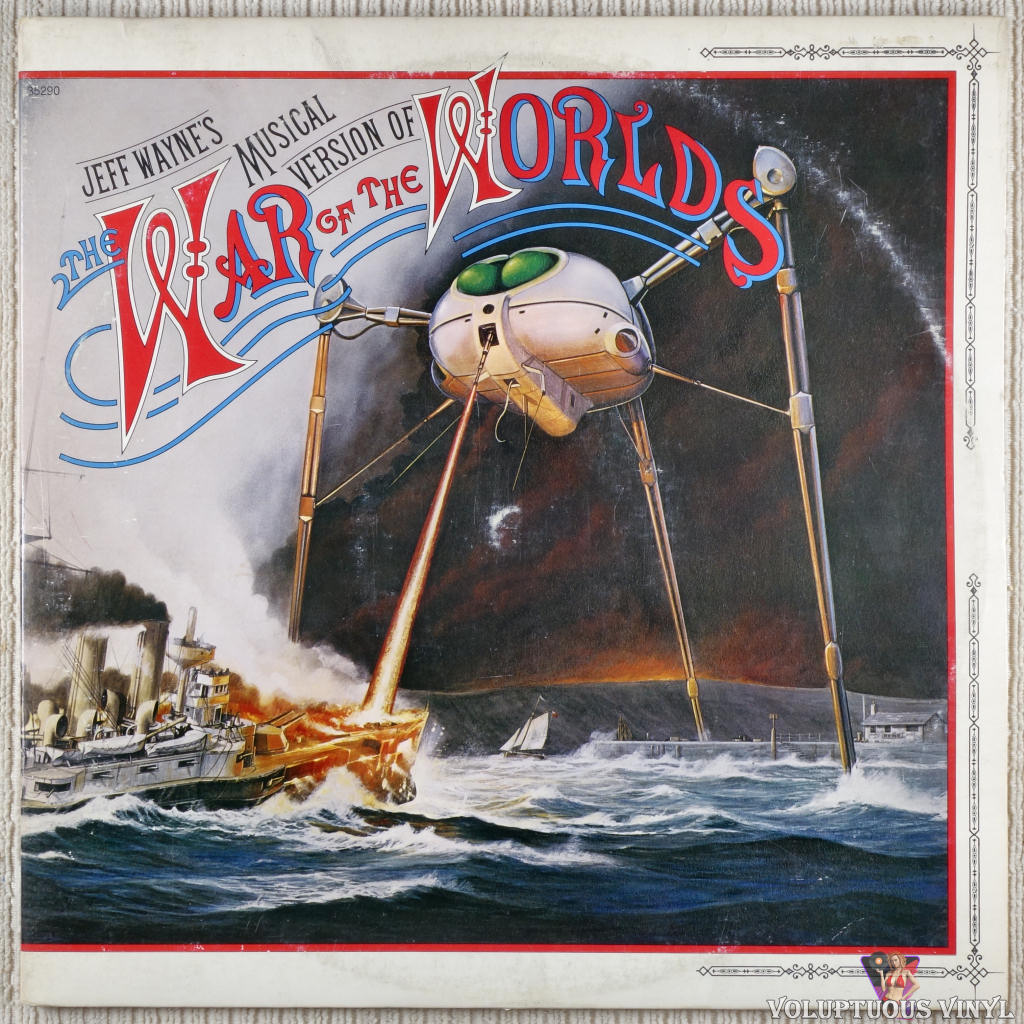Jeff Wayne – Jeff Wayne's Musical Version Of The War Of The Worlds vinyl record front cover