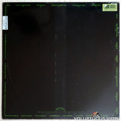 Jefferson Starship ‎– Nuclear Furniture - Vinyl Record - Back Cover
