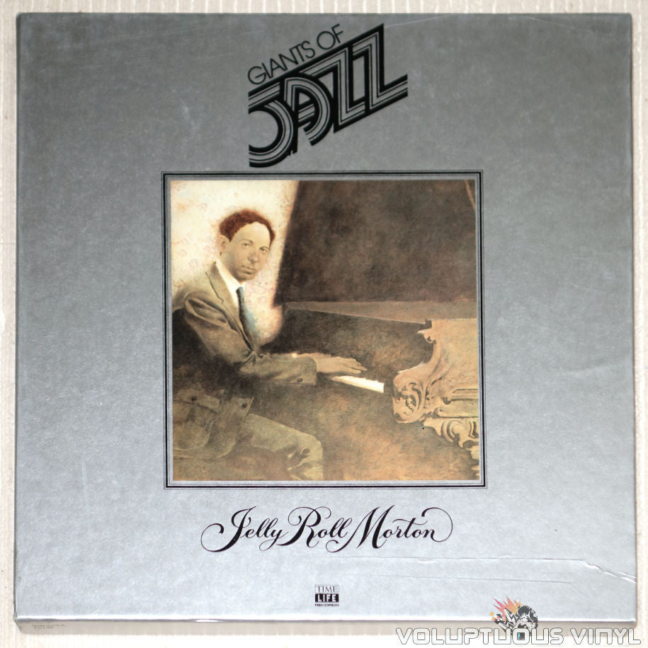 Jelly Roll Morton ‎– Giants Of Jazz: Jelly Roll Morton - Vinyl Record - Front Cover