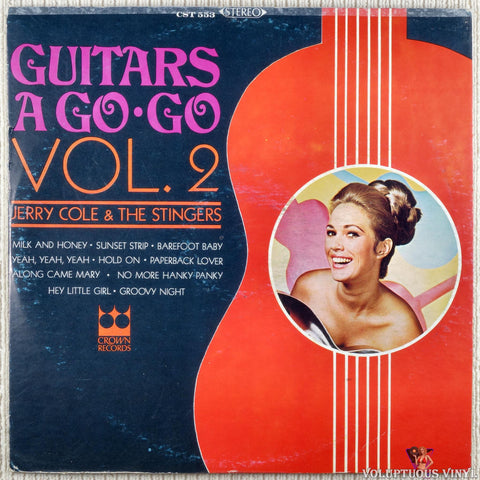 Jerry Cole & The Stingers ‎– Guitars A Go Go Vol. 2 vinyl record front cover
