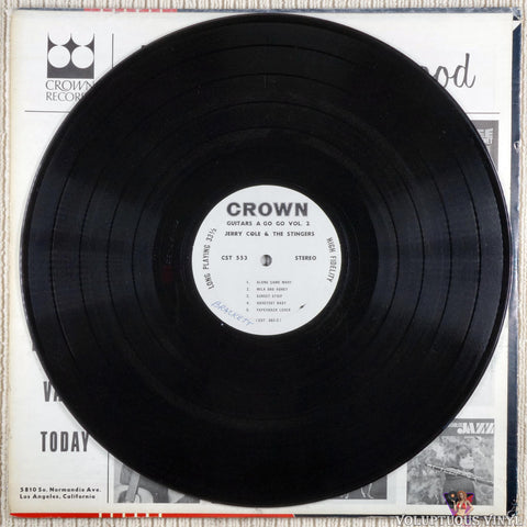 Jerry Cole & The Stingers ‎– Guitars A Go Go Vol. 2 vinyl record