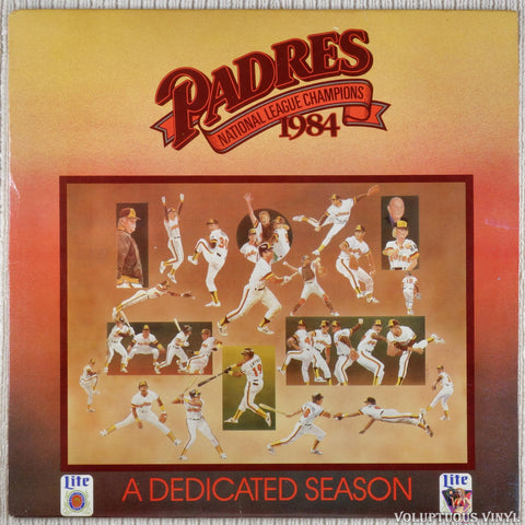 Jerry Coleman ‎– Padres National League Champions 1984: A Dedicated Season vinyl record front cover