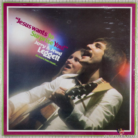 Jerry & Jewel Leggett ‎– Jesus Wants To Surprise You vinyl record front cover