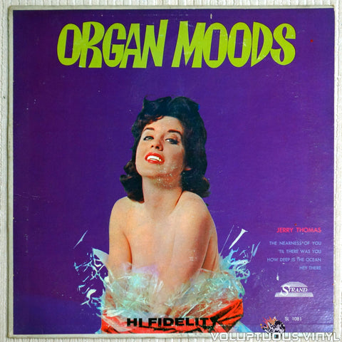 Jerry Thomas ‎– Organ Moods - Vinyl Record - Sexy Cheesecake Front Cover