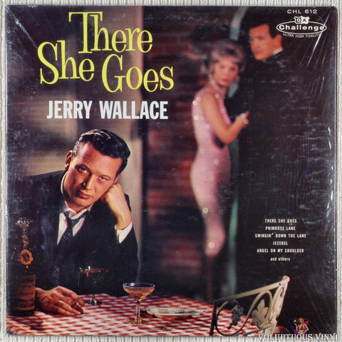 Jerry Wallace ‎– There She Goes vinyl record front cover