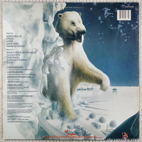 Jethro Tull – Stormwatch vinyl record back cover