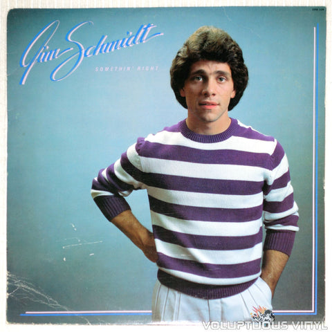 Jim Schmidt ‎– Somethin' Right - Vinyl Record - Front Cover