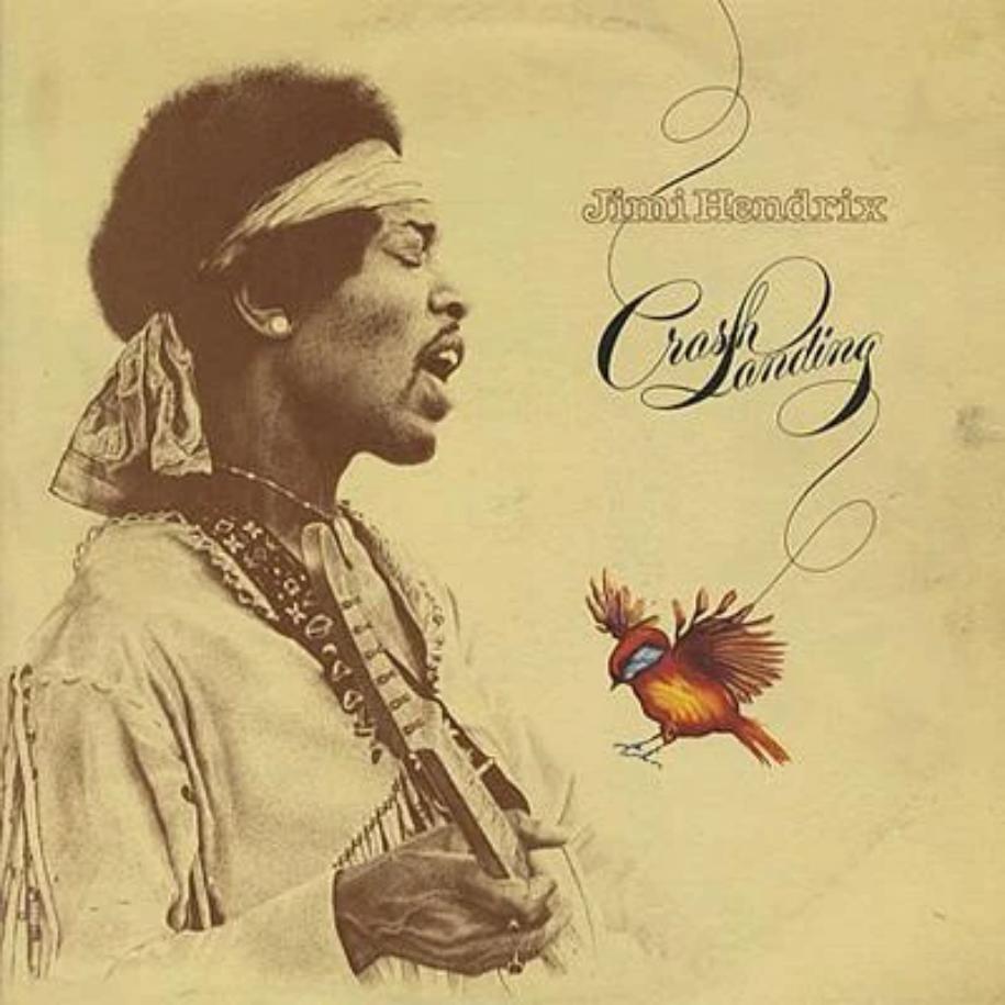 Jimi Hendrix ‎– Crash Landing vinyl record front cover