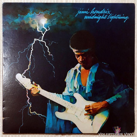 Jimi Hendrix ‎– Midnight Lightning vinyl record front cover