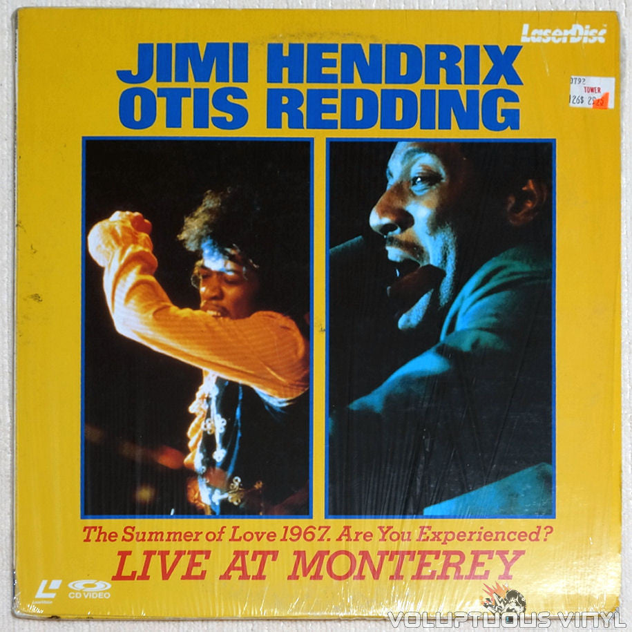 Jimi Hendrix/Otis Redding: Live at Monterey - Laserdisc - Front Cover