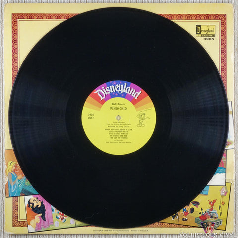 Jiminy Cricket ‎– Walt Disney's Story And Songs From Pinocchio vinyl record