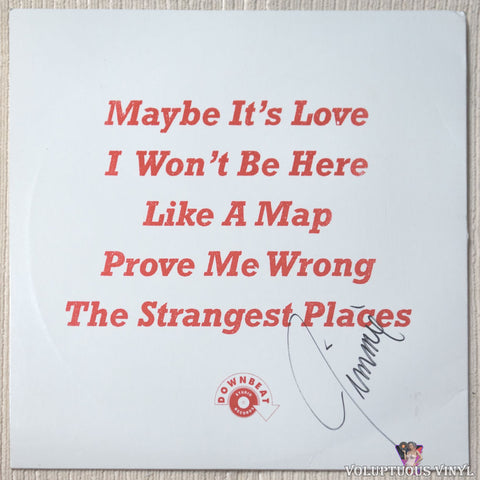 Jimmie Deeghan ‎– Pretty Miserable vinyl record back cover