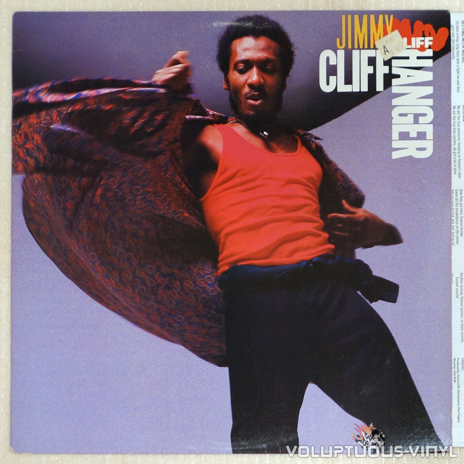 Jimmy Cliff ‎– Cliff Hanger vinyl record front cover