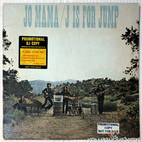 Jo Mama ‎– J Is For Jump vinyl record front cover
