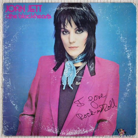 Joan Jett & The Blackhearts – I Love Rock 'N Roll vinyl record front cover