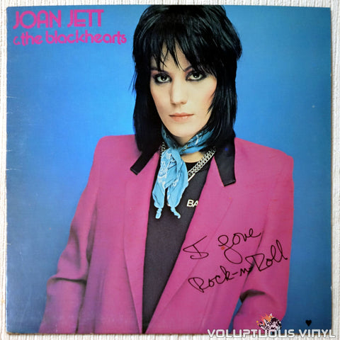 Joan Jett & The Blackhearts ‎– I Love Rock 'N Roll vinyl record front cover