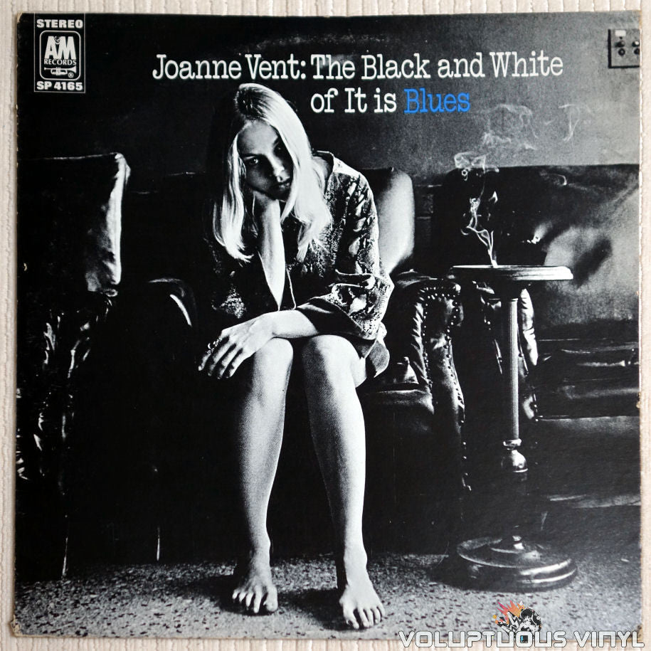 Joanne Vent ‎– The Black And White Of It Is Blues - Vinyl Record - Front Cover