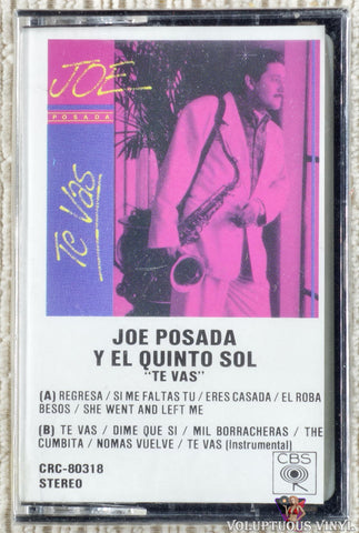 Joe Posada Y El Quinto Sol – Te Vas cassette tape front cover