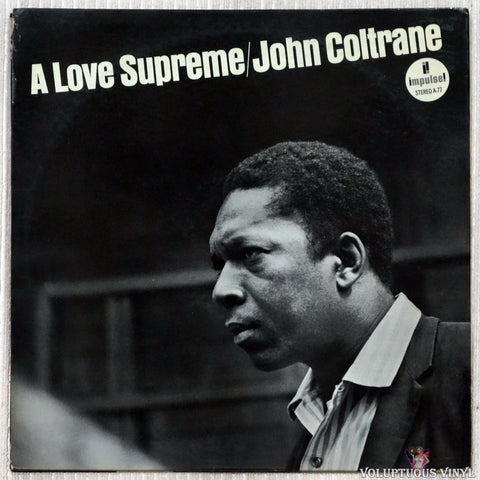 John Coltrane ‎– A Love Supreme vinyl record back cover