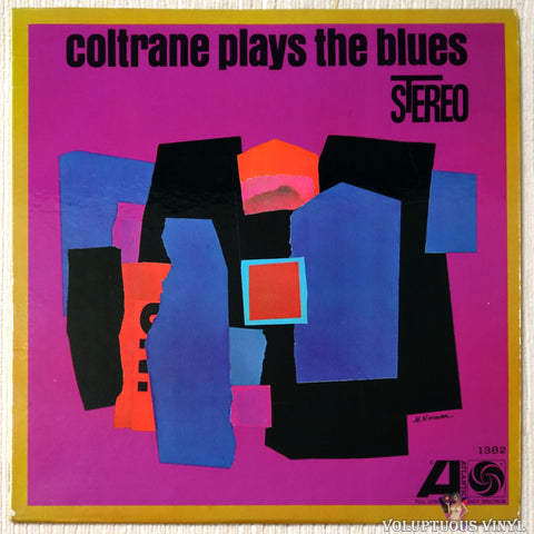 John Coltrane ‎– Coltrane Plays The Blues vinyl record front cover