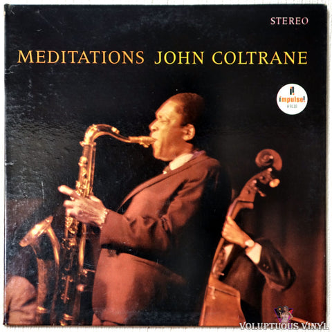 John Coltrane ‎– Meditations vinyl record front cover