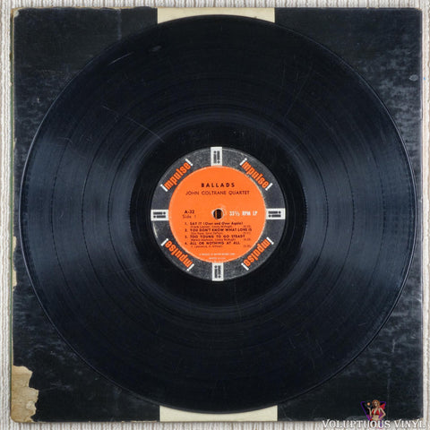 John Coltrane Quartet – Ballads vinyl record