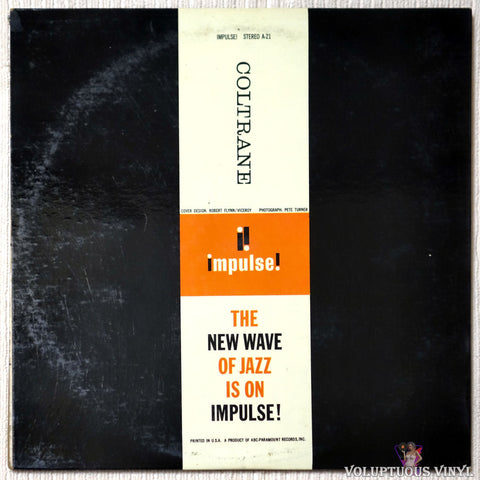 John Coltrane Quartet ‎– Coltrane vinyl record back cover