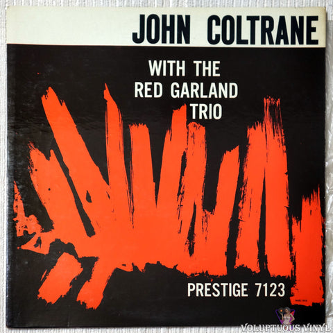 John Coltrane With The Red Garland Trio ‎– John Coltrane With The Red Garland Trio vinyl record front cover