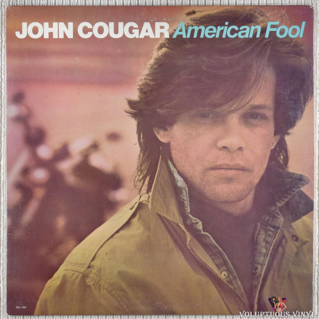 John Cougar Mellencamp – American Fool vinyl record front cover