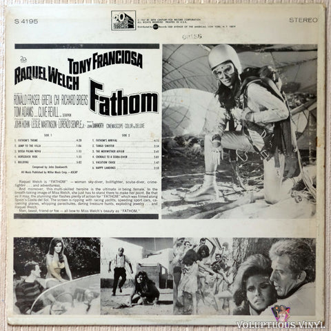 John Dankworth ‎– Fathom vinyl record back cover