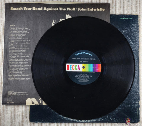 John Entwistle – Smash Your Head Against The Wall vinyl record