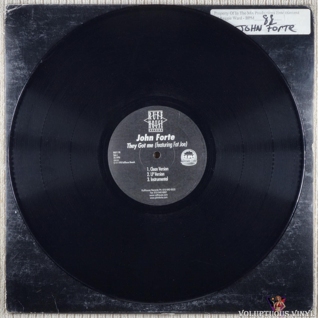 John Forte – They Got Me vinyl record Side A