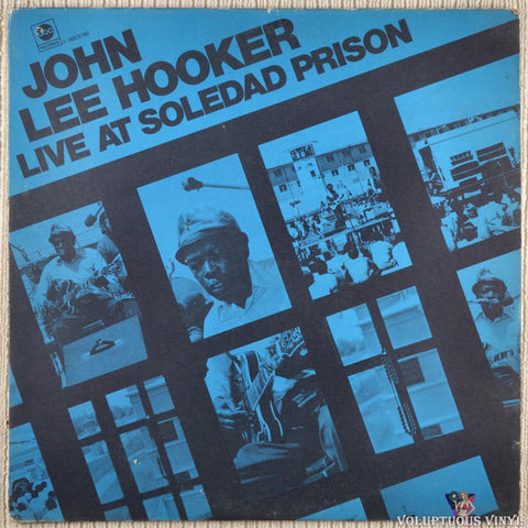 John Lee Hooker – Live At Soledad Prison vinyl record front cover
