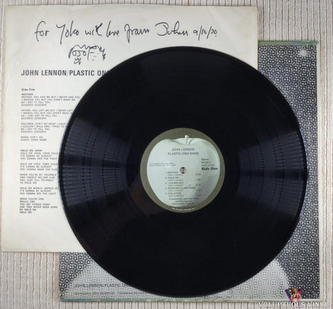 John Lennon & The Plastic Ono Band ‎– John Lennon / Plastic Ono Band vinyl record 