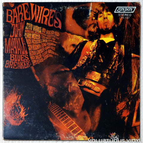 John Mayall's Bluesbreakers ‎– Bare Wires vinyl record front cover