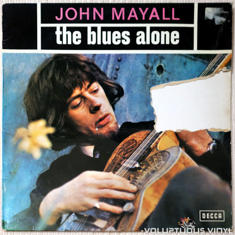 John Mayall ‎– The Blues Alone vinyl record front cover