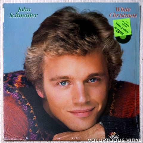 John Schneider ‎– White Christmas - Vinyl Record - Front Cover