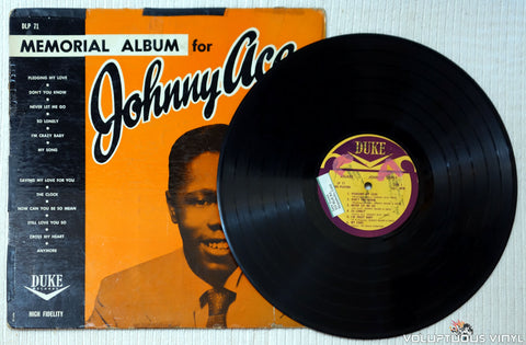 Johnny Ace ‎– Memorial Album For Johnny Ace vinyl record 