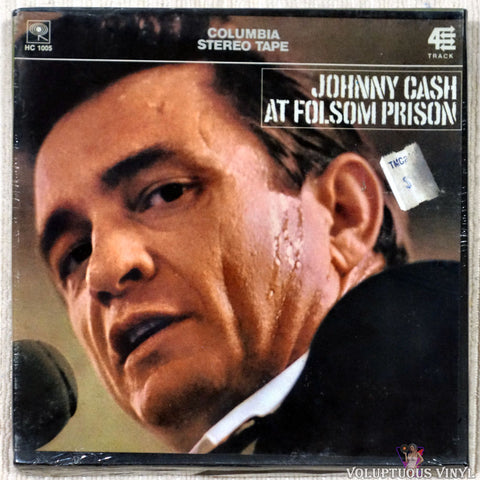 Johnny Cash ‎– At Folsom Prison reel-to-reel front cover