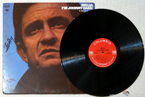 Johnny Cash ‎– Hello, I'm Johnny Cash vinyl record 