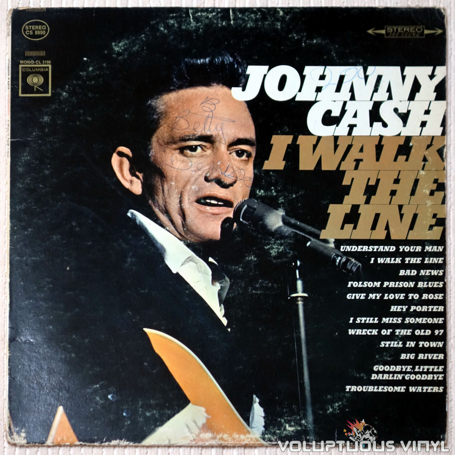 Johnny Cash ‎– I Walk The Line - Vinyl Record - Front Cover