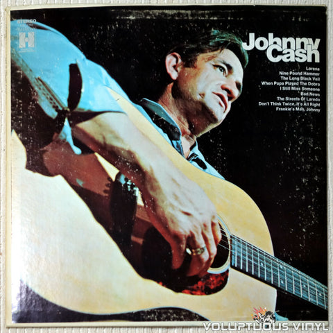 Johnny Cash ‎– Johnny Cash vinyl record front cover